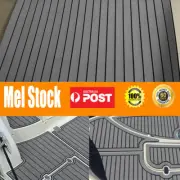 240cmx90cm Marine Flooring Faux Teak EVA Foam Boat Yacht Decking Sheet DarkGREY