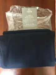 Jenner Rod Pocket Back-Tab One Panel Curtain Only-40x63 Color Navy With Lining