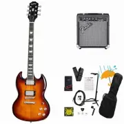 Epiphone Inspired by Gibson SG Modern Figured Mojave Burst Fender 10W Amplifier