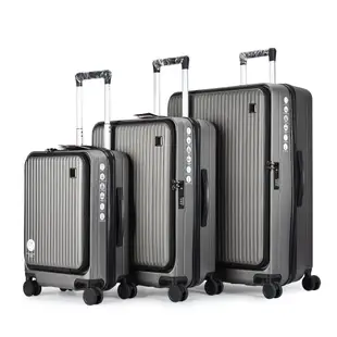 【WALLABY 袋鼠】前開式行李箱 旅行箱 登機箱 上掀式 拉桿箱 超大行李箱 輕量行李箱 20吋 24吋 28吋