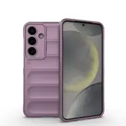 For Samsung Galaxy S25 Case, Wavy Shielding Cover, Purple