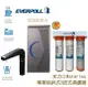 【EVERPOLL】EVB298E廚下型雙溫UV觸控飲水機 EVB-298-E加熱器【搭載三道快拆生飲淨水器】送免費安裝