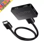 HDMI Splitter 1 In 4 Out 4K Mirror Screen Splitter Support 4KX2K 1080P@60Hz