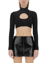 [Courrèges] Courrèges-Cropped Shirt-Donna S