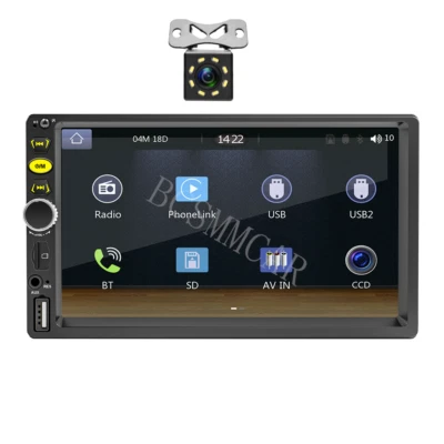 For Apple CarPlay Car Stereo Radio Touch Screen MP5 Video Player BT AUX W/Cam (for: Saab)
