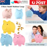 Pig Piggy Bank Unbreakable Plastic Money Save Boxs Soft Toy Kids Gift Coin Bank