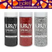 Halloween Krazy Sprinkles Pack B (3 PC) - Edible Cupcake Sprinkles