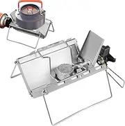 Stove for Camping | Folding Small Camp Cassette Stoves | Outdoor Camping Picnic Stove, Backpacking Stove Kit, Cooking Equipment for Backpacking