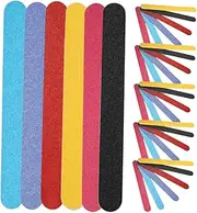 NIYANGLE 36pcs Double-sided Nail Files for Gel Nails Buffing Strips Manicure Tools Stylish Design for Professional and Home Use Bulk Files for