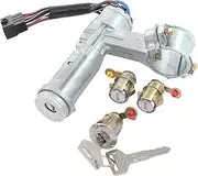 MOTOKU Ignition Switch Assembly and Door Lock Cylinder Set for Toyota Corolla 1987-1992
