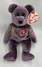 Ty Signature 2000 the Bear Beanie Baby Retired PVC Tag Excellent Condition 4266