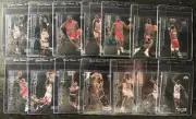 1998 UPPER DECK BLACK DIAMOND MICHAEL JORDAN 14 CARD FOIL SET #1-13 & #22 - MINT