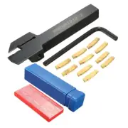 Lathe Grooving Parting Off Tool Holder MGMN200-Inserts W/ MGEHR1212-2 12*12mm