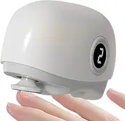 Automatic Electric Nail Clipper,USB Rechargeable Toenail Trimmer | Quiet 3-Speed Nail Trimmer with LED Light and Scraps Storage for Elderly, Seniors, Baby