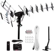 [Newest 2020] Outdoor Digital Amplified HDTV Antenna - up to 200 Mile Long Rang