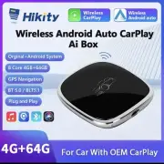 Wireless carplay/android auto adapter streaming AI Smart Box Netflix, Hulu, IPTV