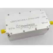 1.5-1.6G 10W RF Power Amplifier RF Power Amp Module w/ Heat Sink f/GPS Beidou