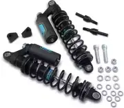 Legend REVO ARC Piggyback Coil Shock Pair Black 14in HD Super Glide 84-94