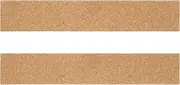 COHEALI 4pcs Self-Adhesive Cork Board Strips Frameless Memo Display Bars for Office Home School Bulletin Board for Photos Notes Menus Wall