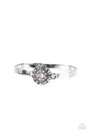 Paparazzi ~ ​Whimsically Welcoming Purple Hinged Bracelet ~NEW RELEASE 2021