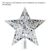 Christmas Tree Topper Star Decoration Xmas Tree Top Ornament Shiny Decorate