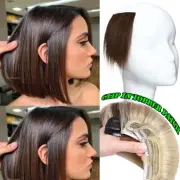CLEARANCE 100% Human Hair Topper One Piece Clip In Remy Hair Pad Weft Extension