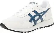 [ASICS] Men's Tiger Runner II Sneaker, White Vintage Indigo, 3.5 UK, White Vintage Indigo, 4.5 US