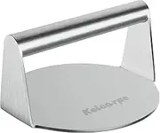 Anoble Stainless Steel Burger Press, 5.5 inches, Round Burger Smasher, Non-Adhesive Bacon and Grill Press for Steaks, Panini, Flats and Sandwiches