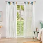 NEW KOO Kids Charlie Tab Top Sheer Curtains By Spotlight