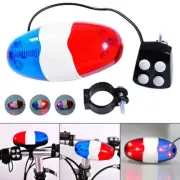 Bicycle Light 4 Tone Sounds Bell Warning Light Electronic Horn Siren for MTB[