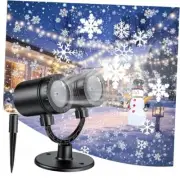Christmas Projector Lights Outdoor, Double Head Snowfall LED Lights
