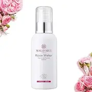 Rose Water Spray 4 oz, MagiForet Rose Water Toner Spray, 100% Organic Distilled Rose Hydrosol.