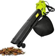 3 in 1 Garden Leaf Blower & Vacuum Shredder, 3000W Leaf Blower with 40L Leaf Collection Bag, Lightweight Powerful Air Blower Garden Blower for Lawn Care