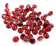 IGL Certified Natural Round Cut 10x10 mm Size Lot Red Ruby Loose Gemstone 25P