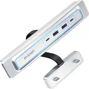 BYEASY Tesla USB Hub for Model 3/Y(2021/2022), 4-IN-2 Multi-Port Docking Station
