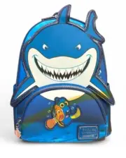 Disney Loungefly Finding Nemo Bruce, Marlin & Dory Mini Backpack with Tags