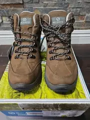 Scarpa Cyrus Mid GTX Unisex Brown Size US Woman 9 US Men 8 GoreTex Hiking Boots