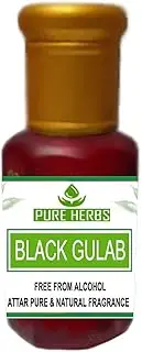 PH Black Gulab attar for Suitable for Daily uses,Occasions & parties long lasting Fragrance roll on Perfume Oil Leak proof available in travel size for unisex 10ML