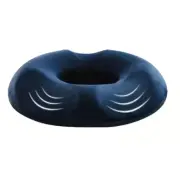 Blue Donut Seat Foam Cushion Pillow Helps Ease Tailbone Pain, Hemorrhoid, Bed So
