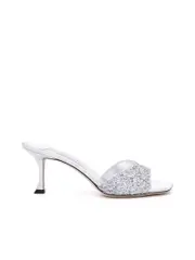 Jimmy Choo Skye Metallic Sandals
