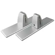 2 Pcs Sneeze Guard Support Clamp with Steady Freestanding Stand Base Removabl...
