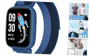 Smart Watch for Kids, 1.8" Fitness Tracker Watch Single Strap Nylonblue