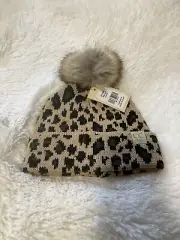 C.C Kids animal print winter hat-NEW