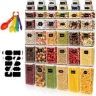42 Pack Airtight Food Storage Containers Set, BPA Free Leak-Proof Kitchen Pantry