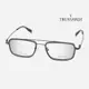 Trussardi VTR6005S 杜魯薩迪眼鏡｜商務復古方框純鈦眼鏡 男生品牌眼鏡框【幸子眼鏡】