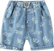 [Morubut] Toddler Baby Boys Denim Shorts Summer Casual Cargo Shorts