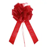 20 Inch Big Car Pull Bow Giant Gift Wrapping Bow Ribbon for Cars Decor Pure Red