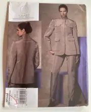 V1144 Vogue sewing Pattern 1144 Chado Ralph Rucci Jacket(back Detail!) & Pants