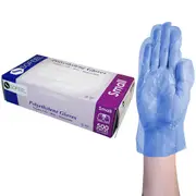 Sofeel Polyethylene Powder Free Gloves Small Blue 500 Box