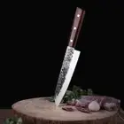 Chef Kiritsuke Knife Forged Stainless Steel Full Tang Wood Handle Slicing Beef L